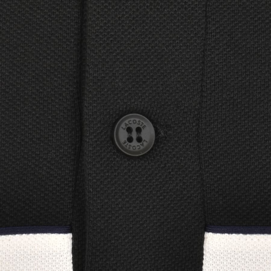 Image number 4 for Lacoste Colour Block Polo T Shirt Black