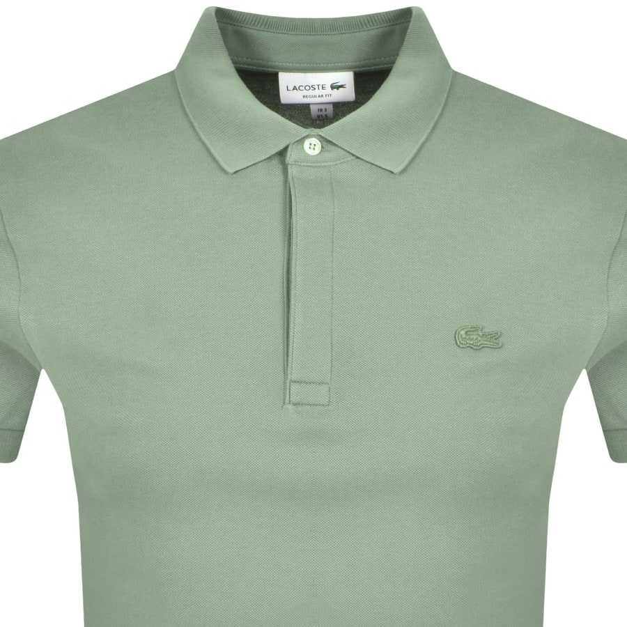 Image number 2 for Lacoste Short Sleeved Polo T Shirt Green