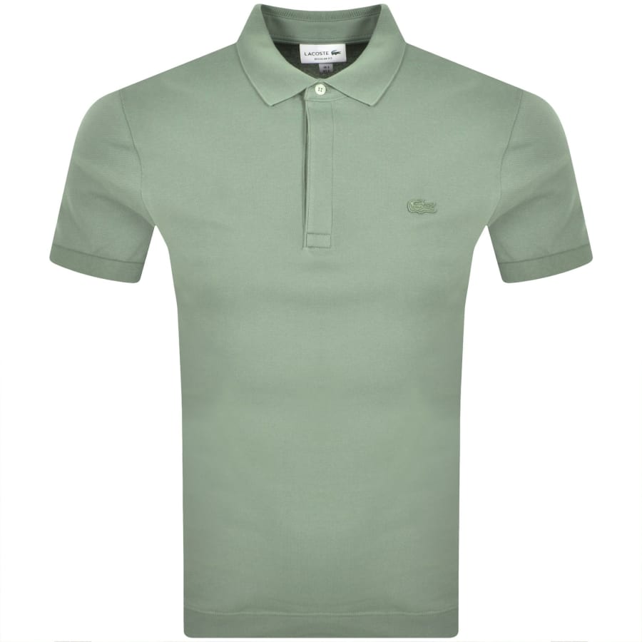 Image number 1 for Lacoste Short Sleeved Polo T Shirt Green