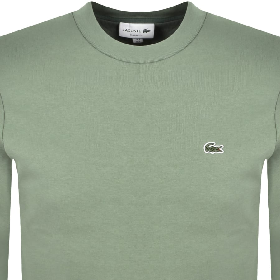 Image number 2 for Lacoste Logo Sweatshirt Green