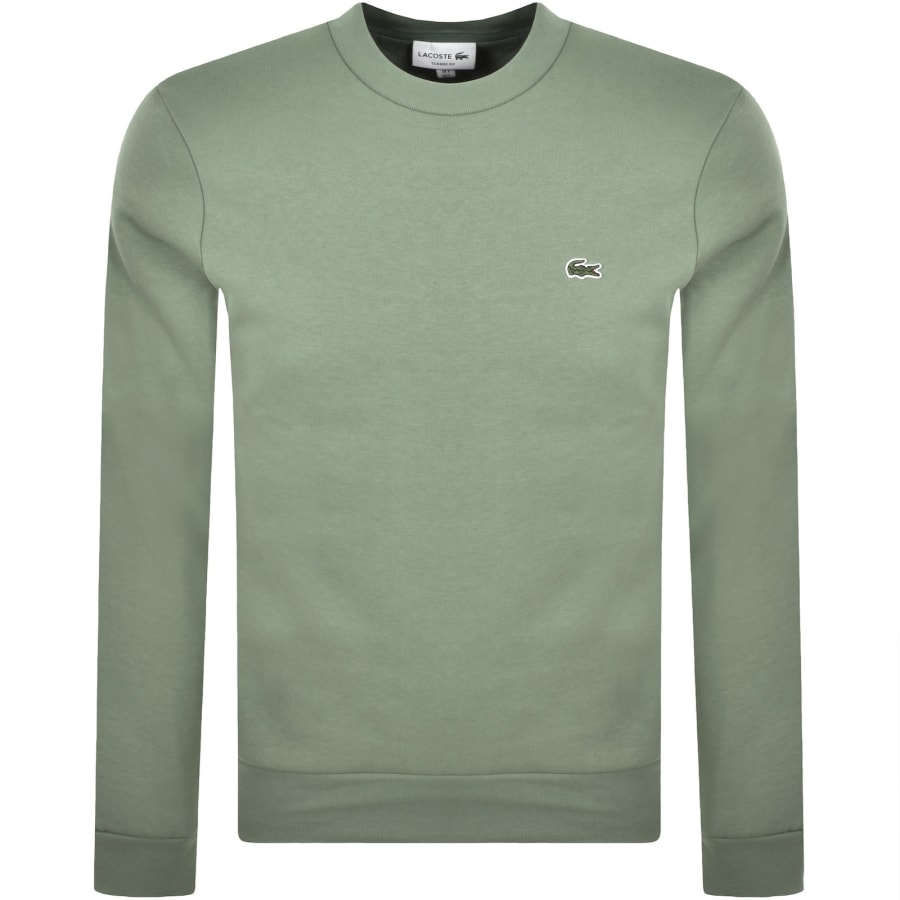 Image number 1 for Lacoste Logo Sweatshirt Green