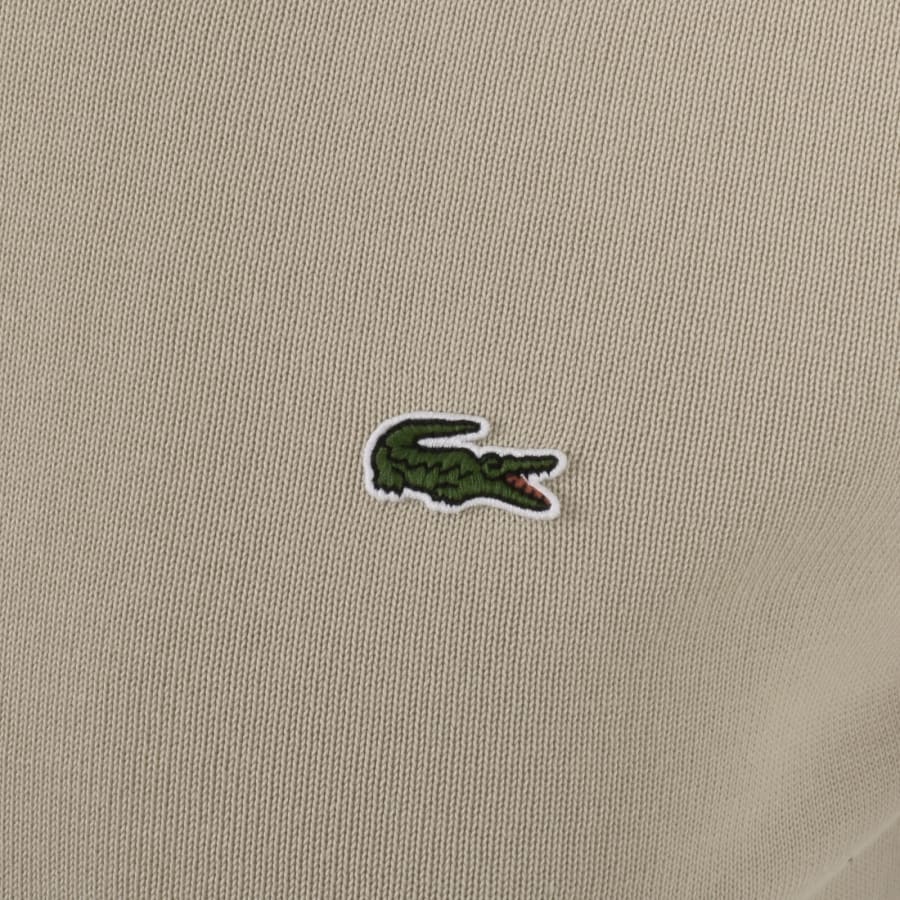 Image number 3 for Lacoste Crew Neck Knit Jumper Beige