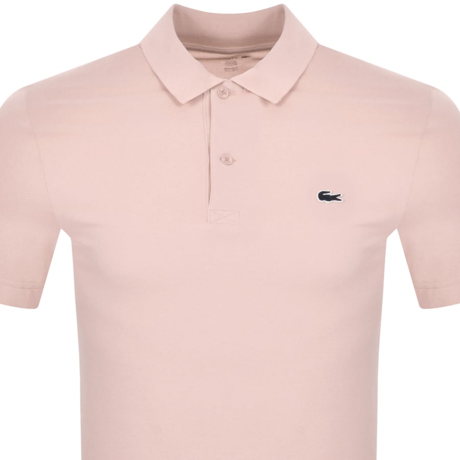 Image number 2 for Lacoste Core Essentials Polo Light Pink