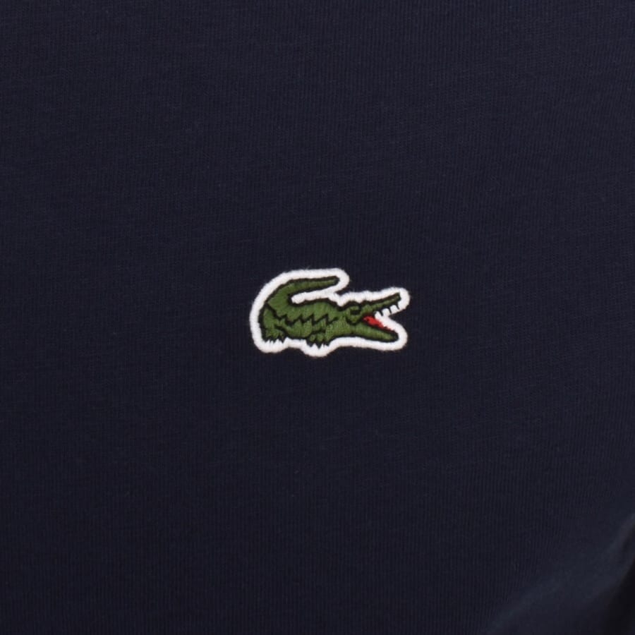 Image number 3 for Lacoste Crew Neck T Shirt Navy