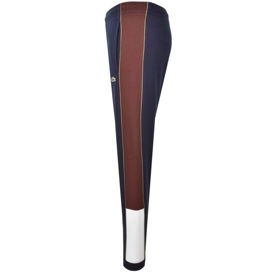 Image number 5 for Lacoste Colour Block Joggers Navy