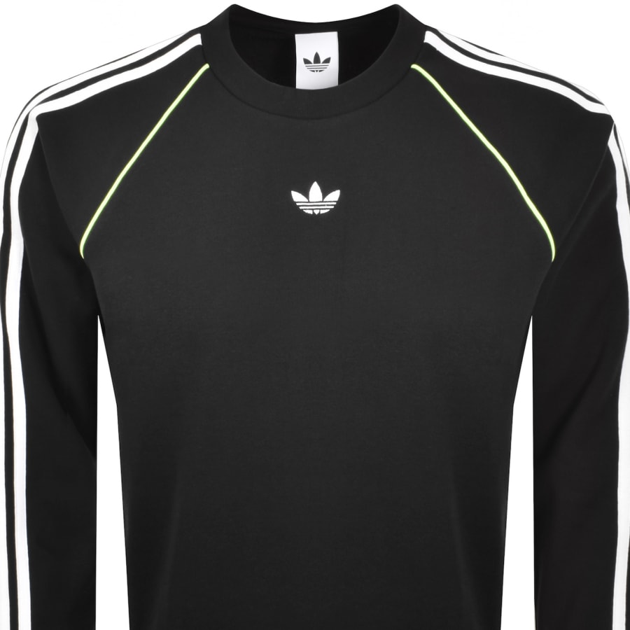 Image number 2 for adidas Originals Piping Sweatshirt Black