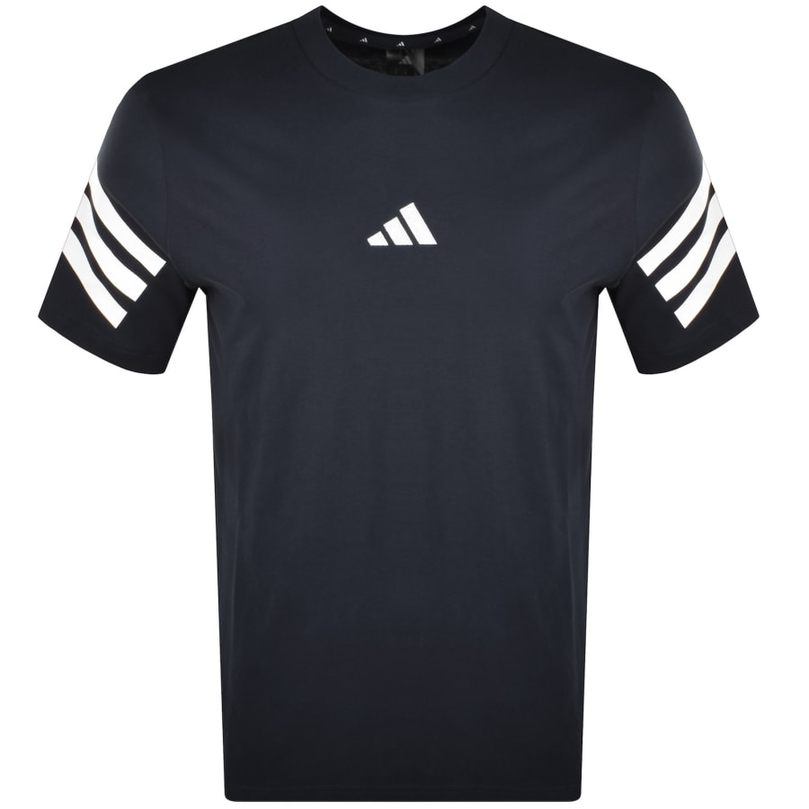 Image number 1 for adidas Sportswear 3 Stripes T Shirt Navy