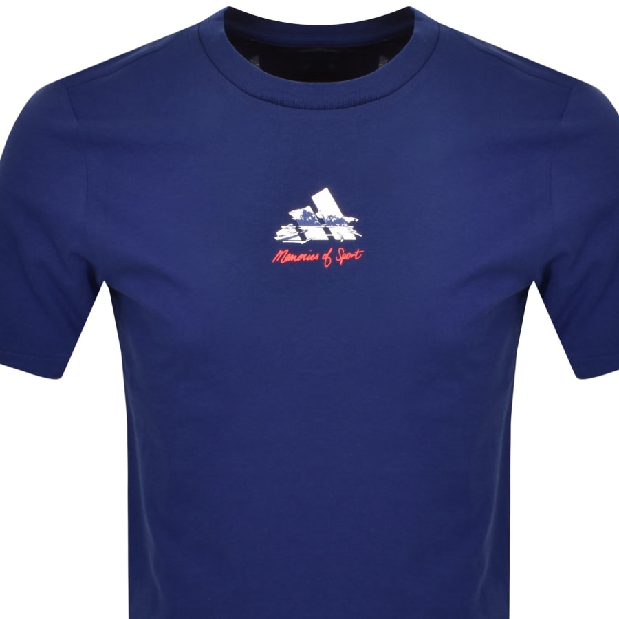 Image number 3 for adidas Sportswear Gallery T Shirt Blue