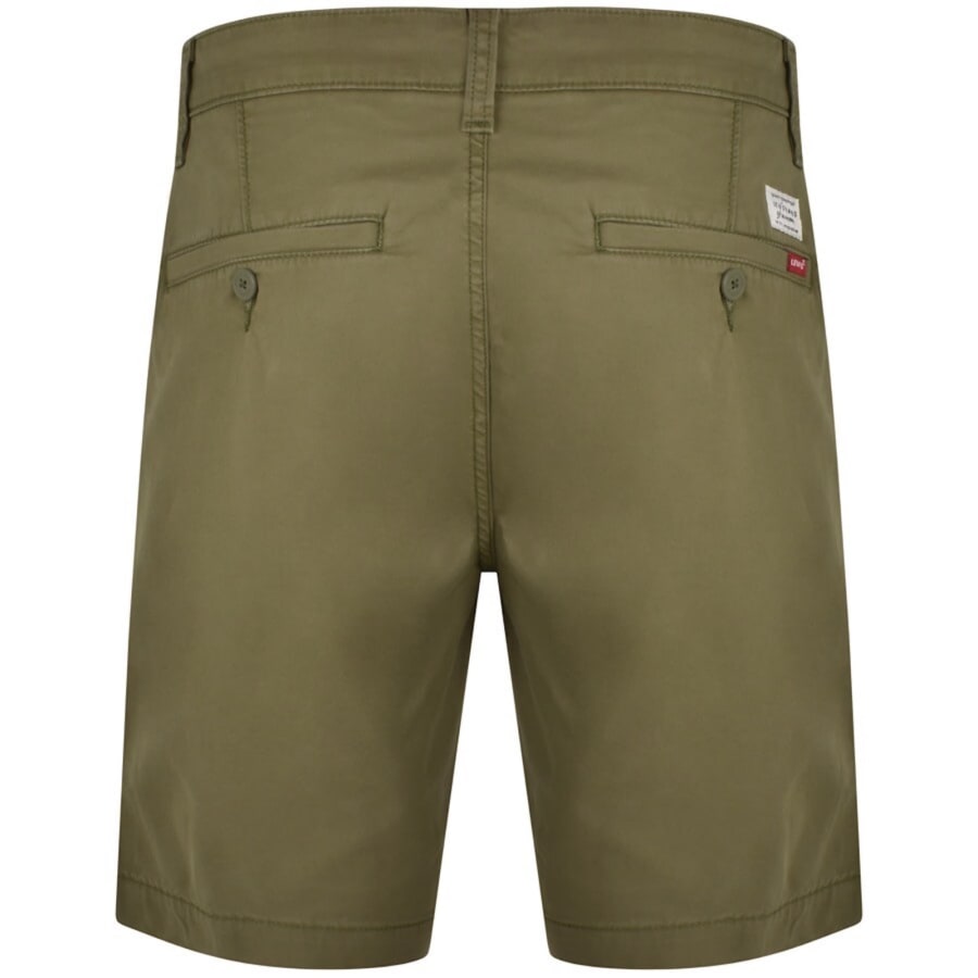 Image number 2 for Levis Chino Taper Shorts Green