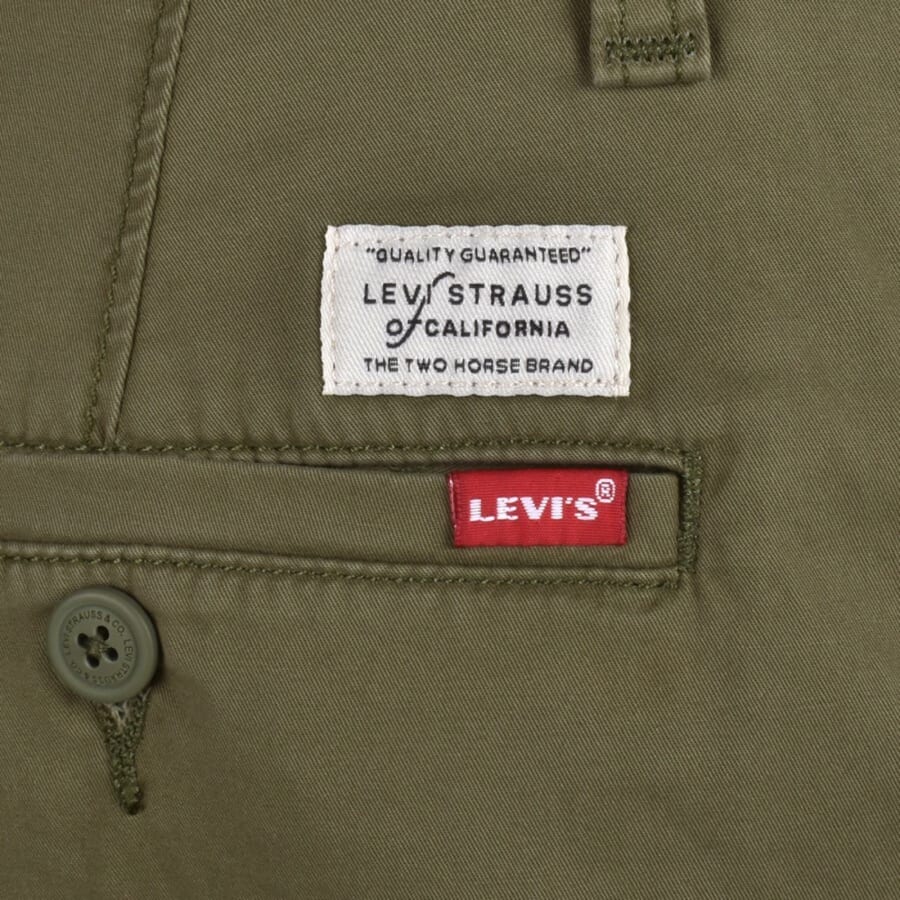Image number 3 for Levis Chino Taper Shorts Green