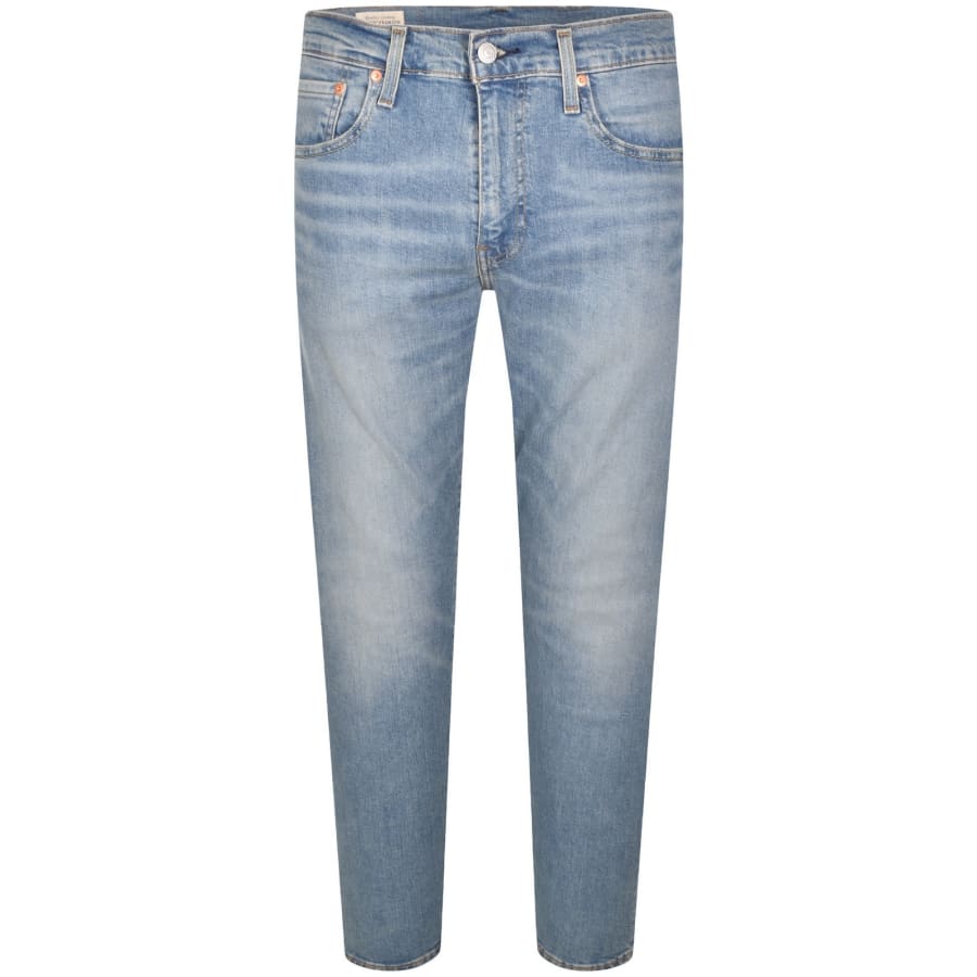 Image number 2 for Levis 512 Slim Tapered Light Wash Jeans Blue