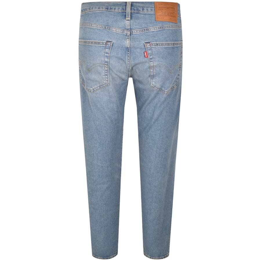 Image number 3 for Levis 512 Slim Tapered Light Wash Jeans Blue