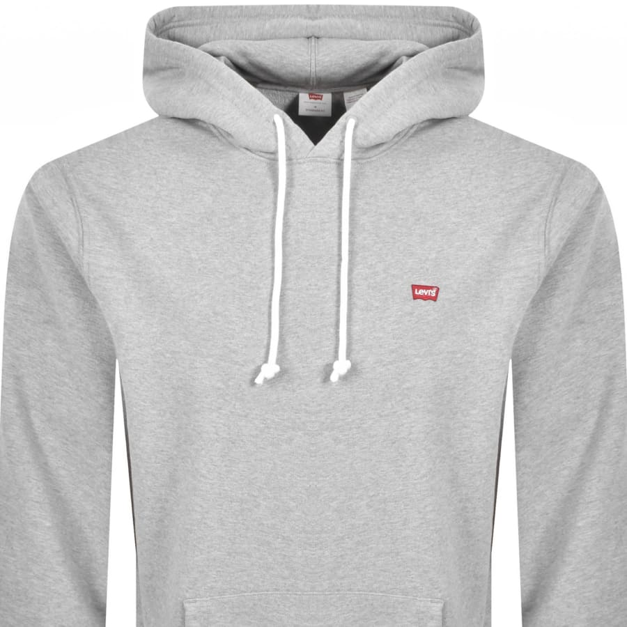 Image number 2 for Levis Original Logo Hoodie Grey