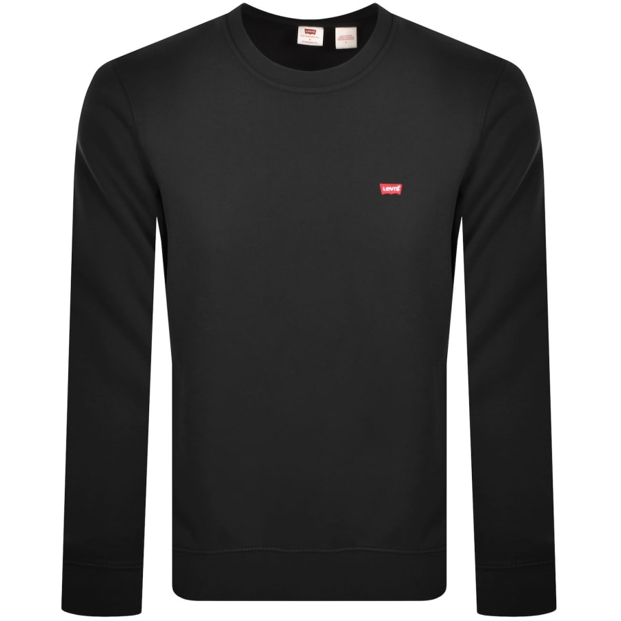 Image number 1 for Levis Original Crew Neck Sweatshirt Black