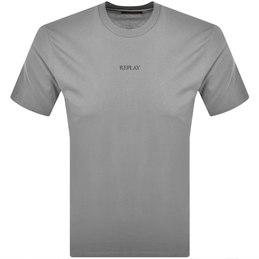 Image number 1 for Replay Logo T Shirt Grey