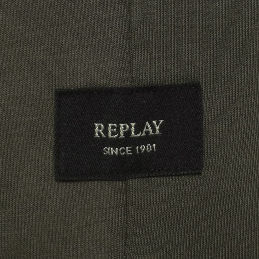 Image number 4 for Replay Crew Neck Sweatshirt Green