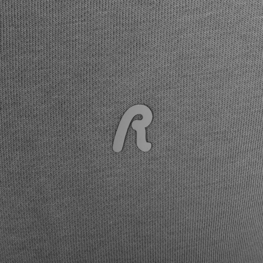 Image number 3 for Replay Fleece Hoodie Lead Grey