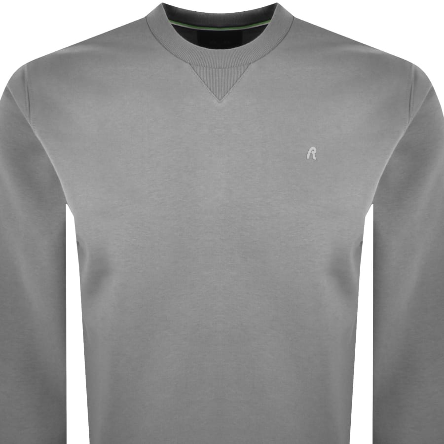 Image number 2 for Replay Crew Neck Sweatshirt Grey