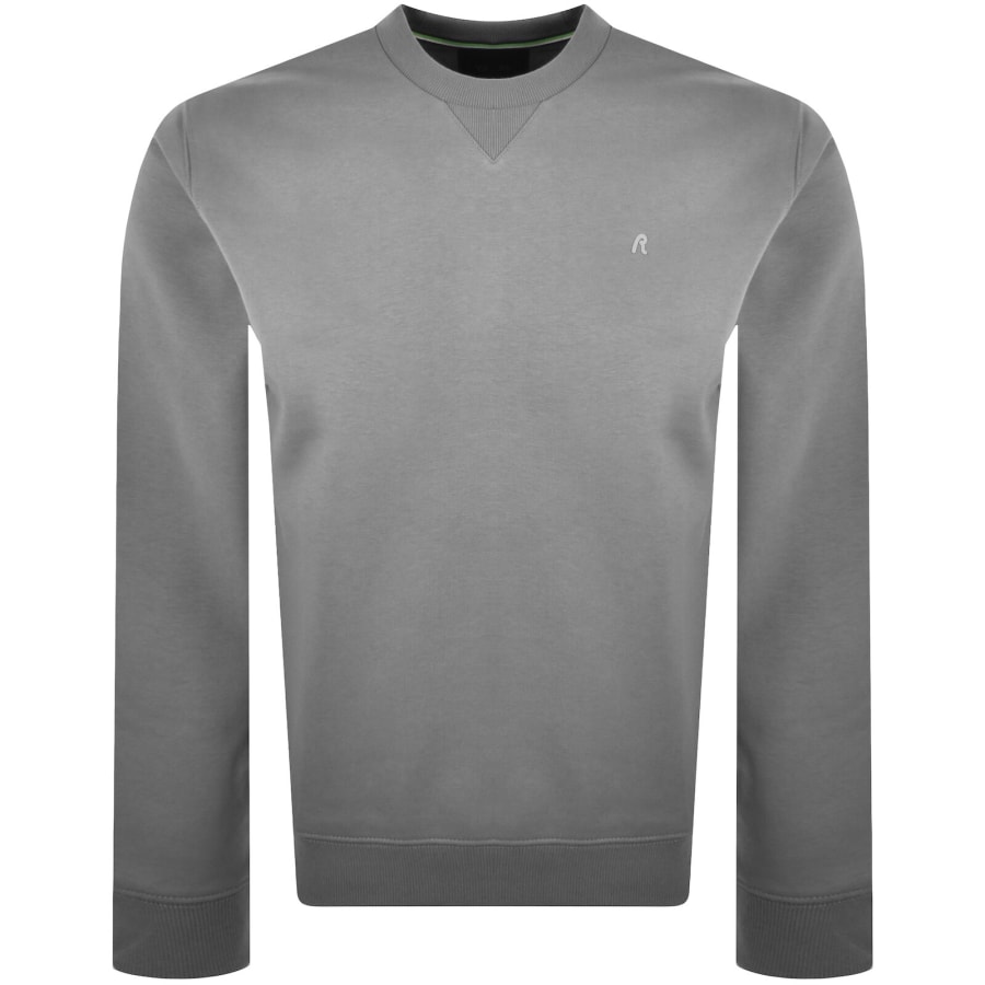 Image number 1 for Replay Crew Neck Sweatshirt Grey