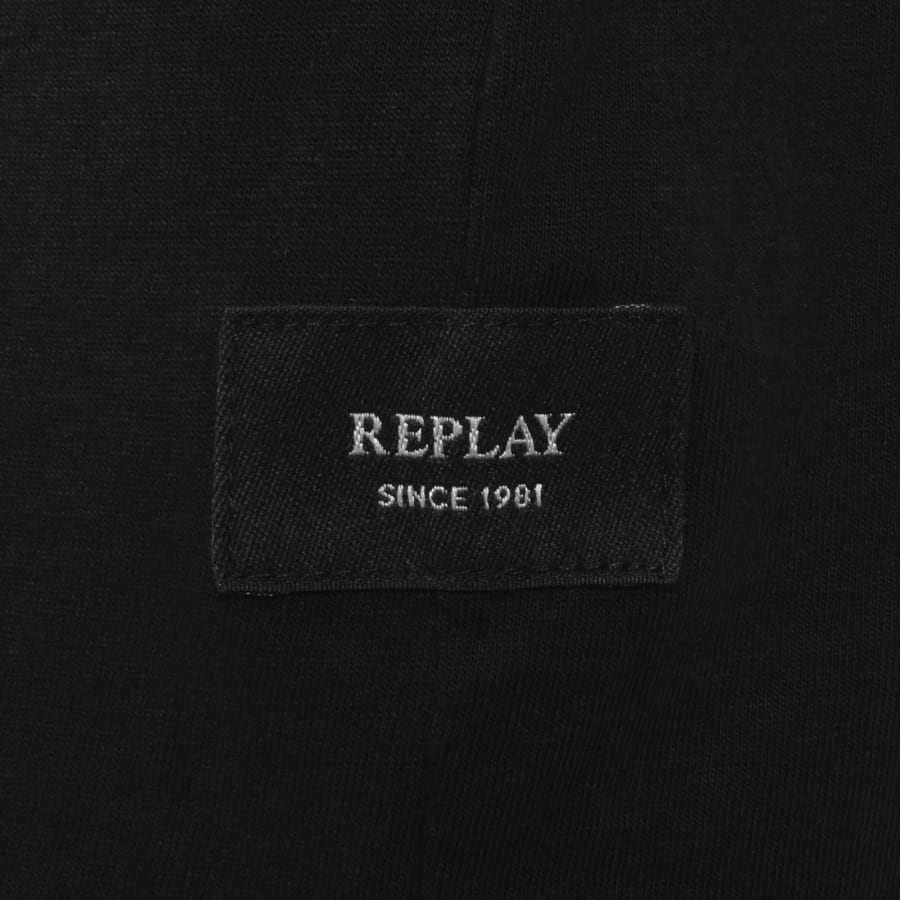 Image number 4 for Replay Small Logo T Shirt Black