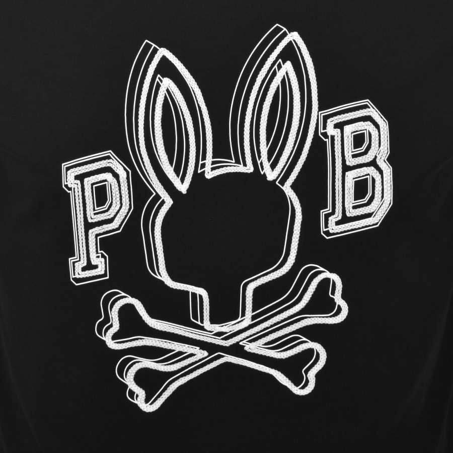 Image number 3 for Psycho Bunny Bales T Shirt Black