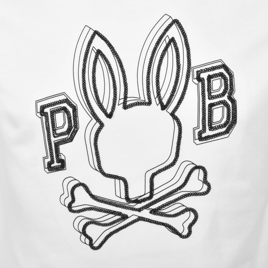Image number 3 for Psycho Bunny Bales T Shirt White