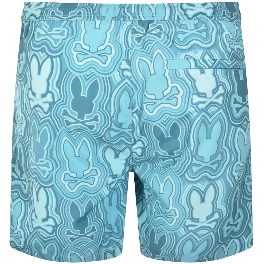 Image number 2 for Psycho Bunny Chuck Lightweight Swim Shorts Blue