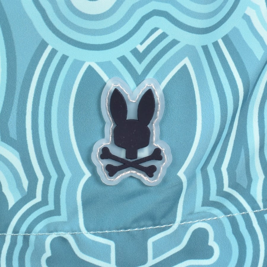 Image number 4 for Psycho Bunny Chuck Lightweight Swim Shorts Blue