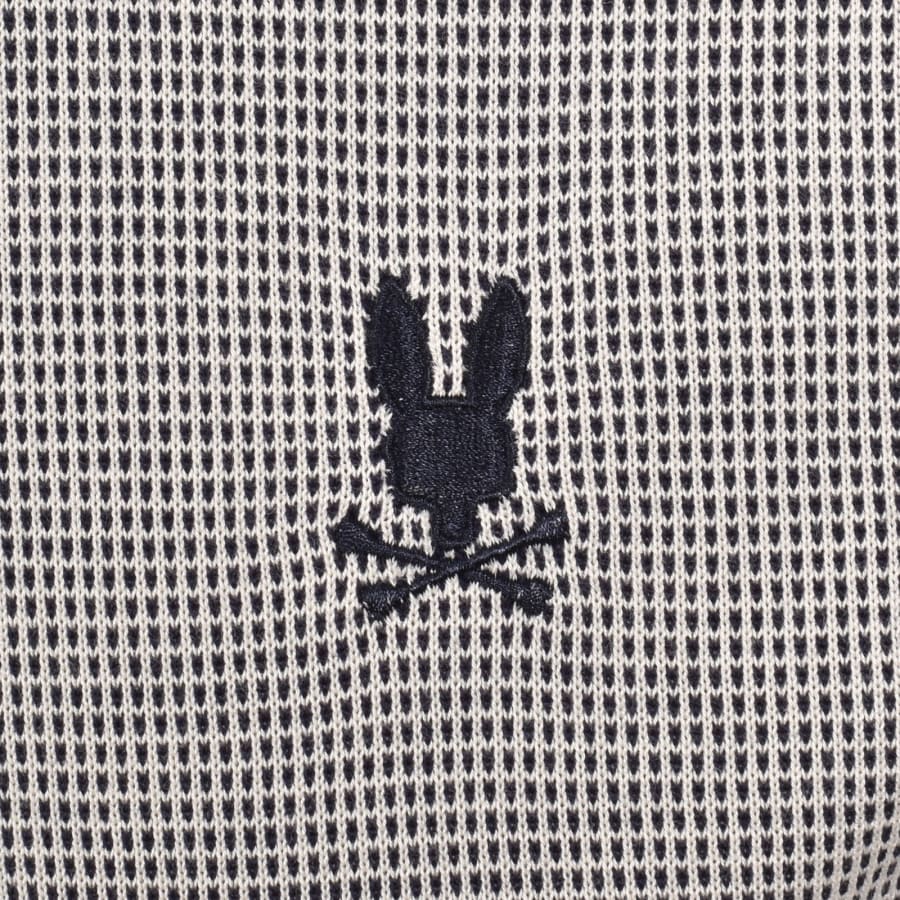 Image number 3 for Psycho Bunny Jacquared Knit T Shirt Blue