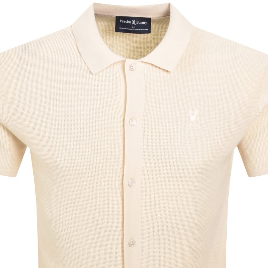 Image number 2 for Psycho Bunny Morgan Knit Shirt Cream