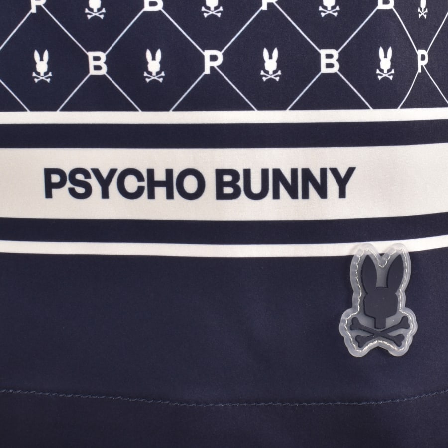 Image number 4 for Psycho Bunny Hunter Print Swim Shorts Blue