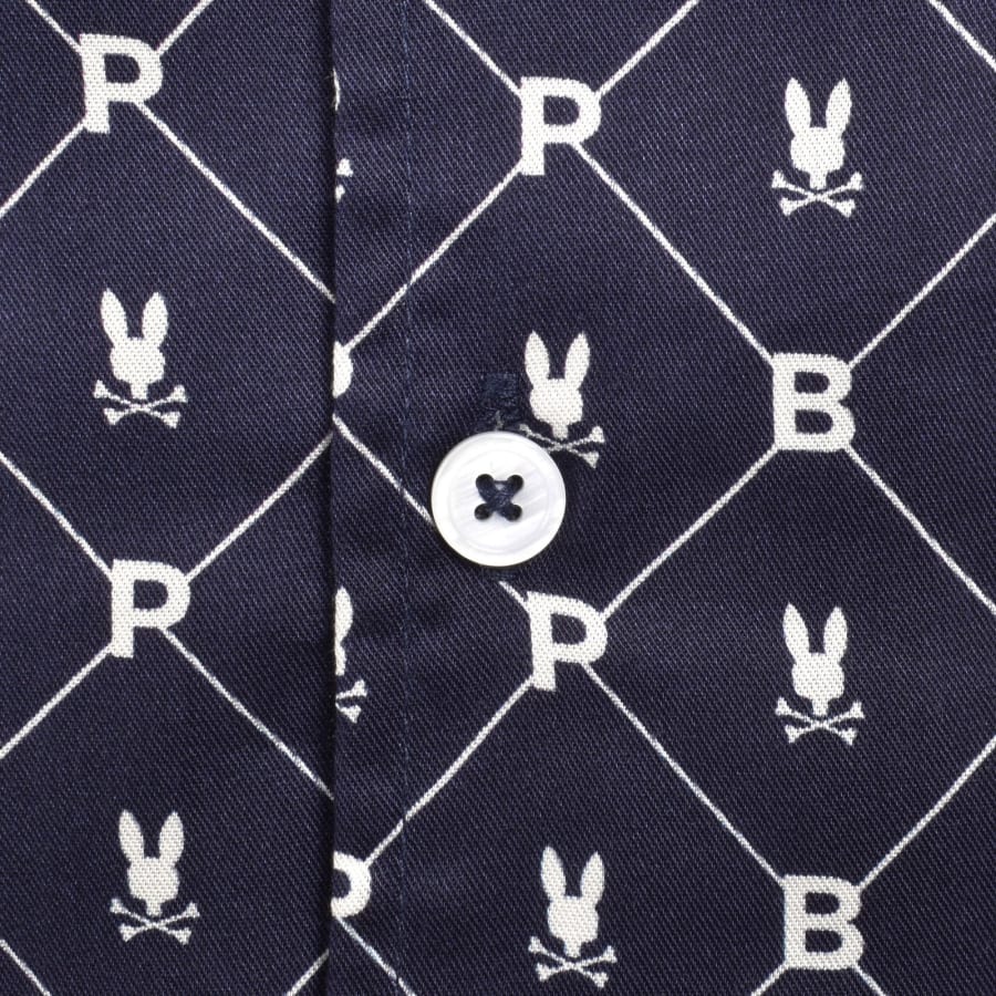 Image number 5 for Psycho Bunny Hunter Shirt Blue