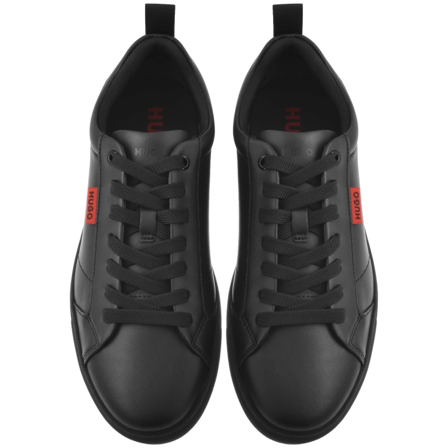 Image number 3 for HUGO Morrie Tennis Trainers Black