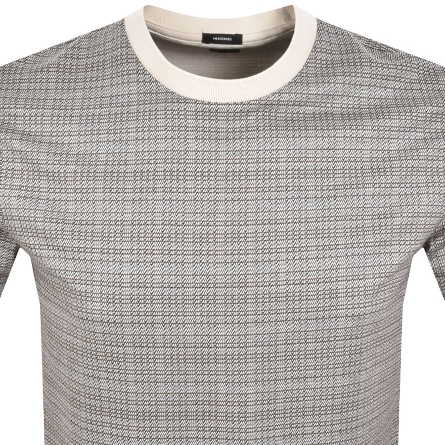 Image number 2 for BOSS H- Taut 102 T Shirt Off White