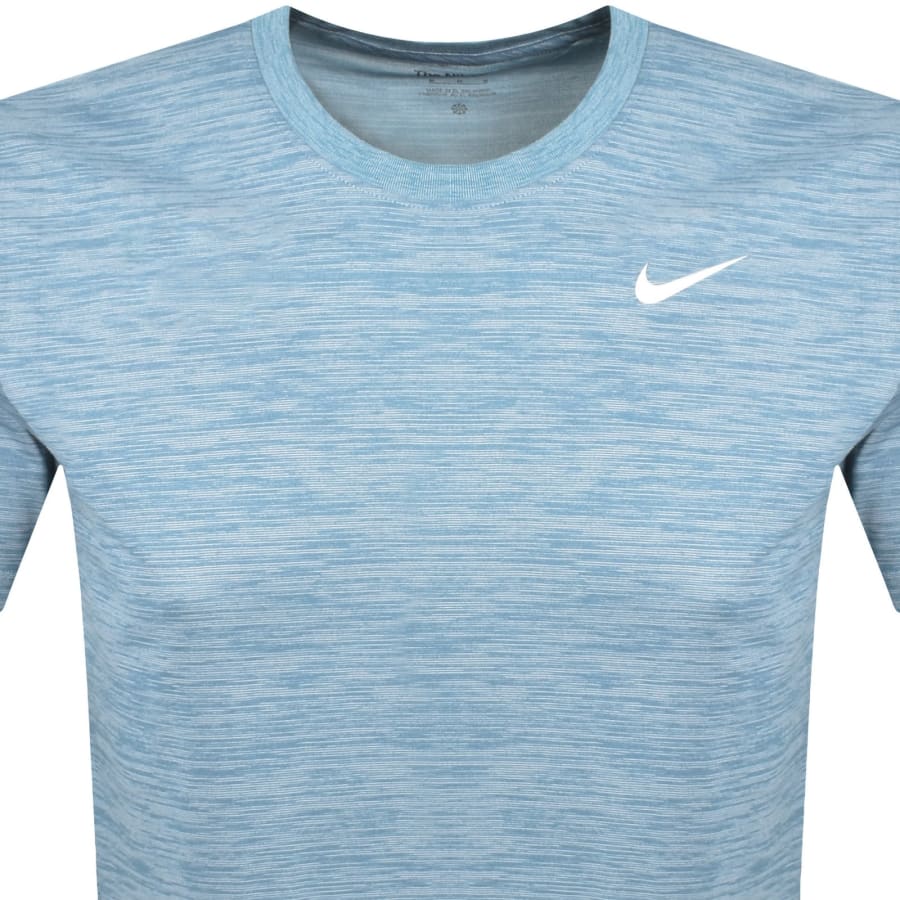 Image number 2 for Nike Training Dri Fit T Shirt Smokey Blue
