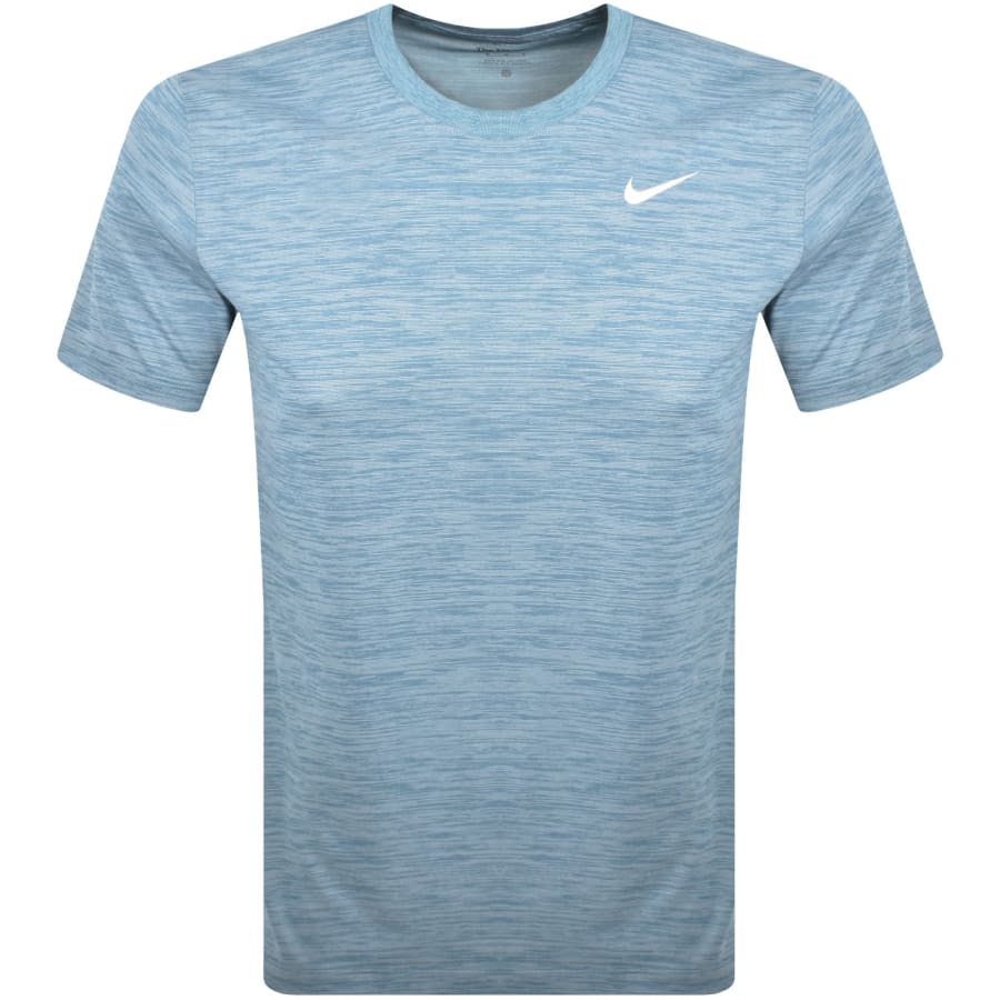 Image number 1 for Nike Training Dri Fit T Shirt Smokey Blue