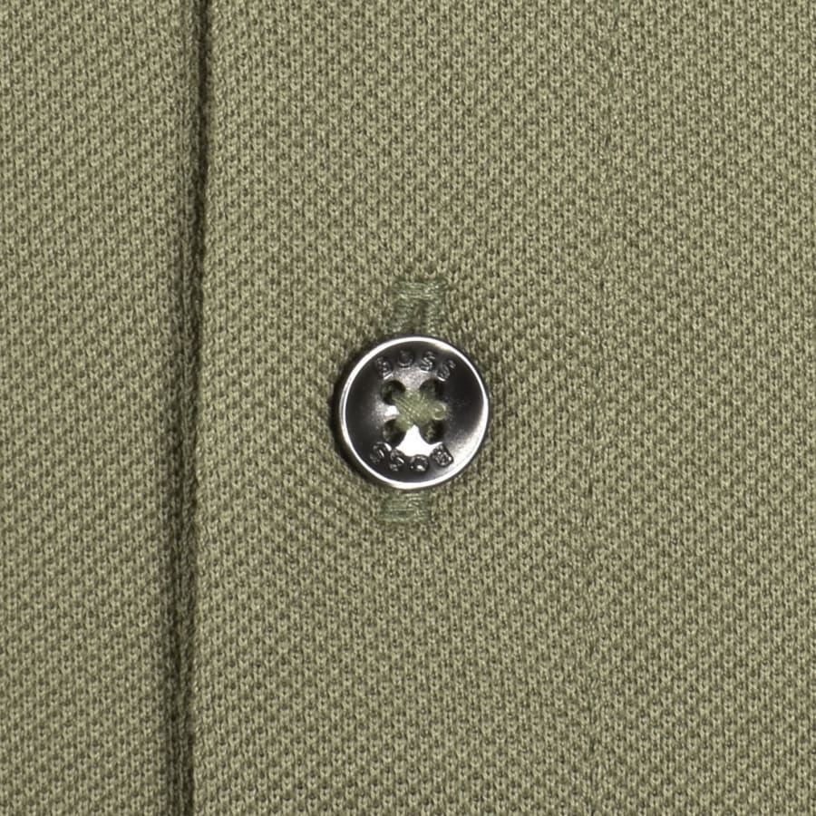 Image number 4 for BOSS Parlay 147 Mercerised Polo Green