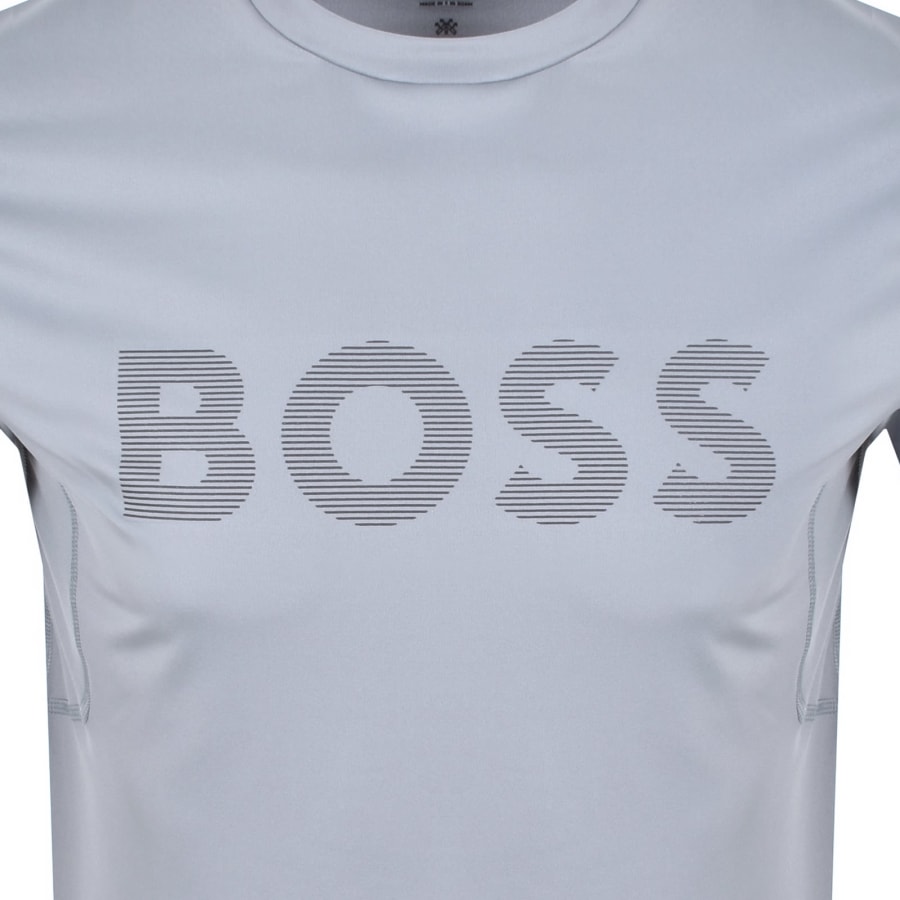 Image number 3 for BOSS Tee Active T Shirt Grey