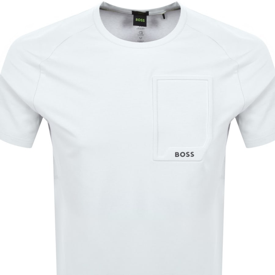 Image number 2 for BOSS Tee Urban T Shirt Pastel Grey