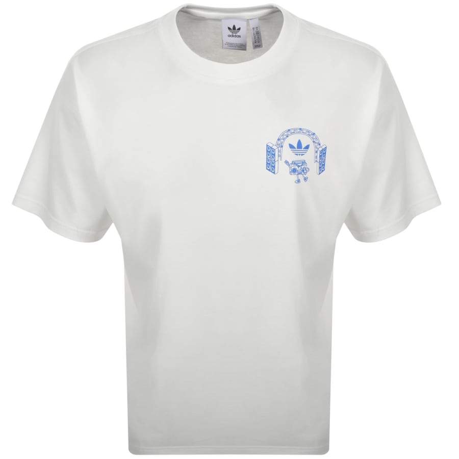 Image number 2 for adidas Originals Music Fests T Shirt White