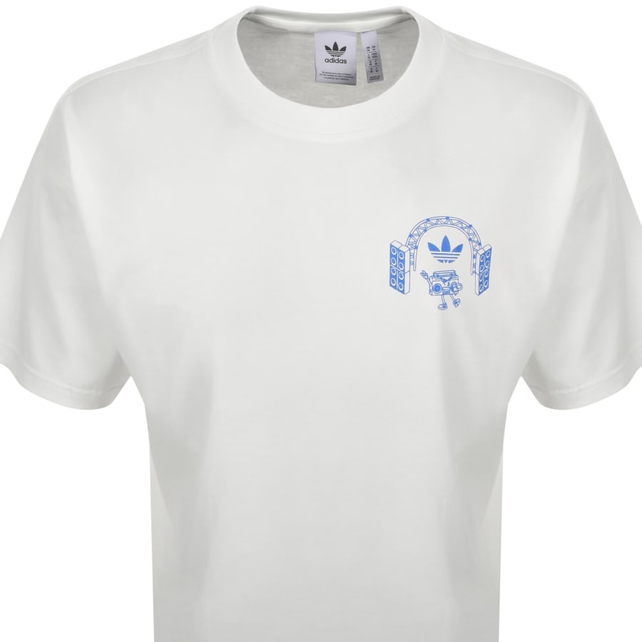 Image number 3 for adidas Originals Music Fests T Shirt White