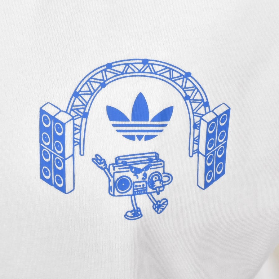 Image number 4 for adidas Originals Music Fests T Shirt White
