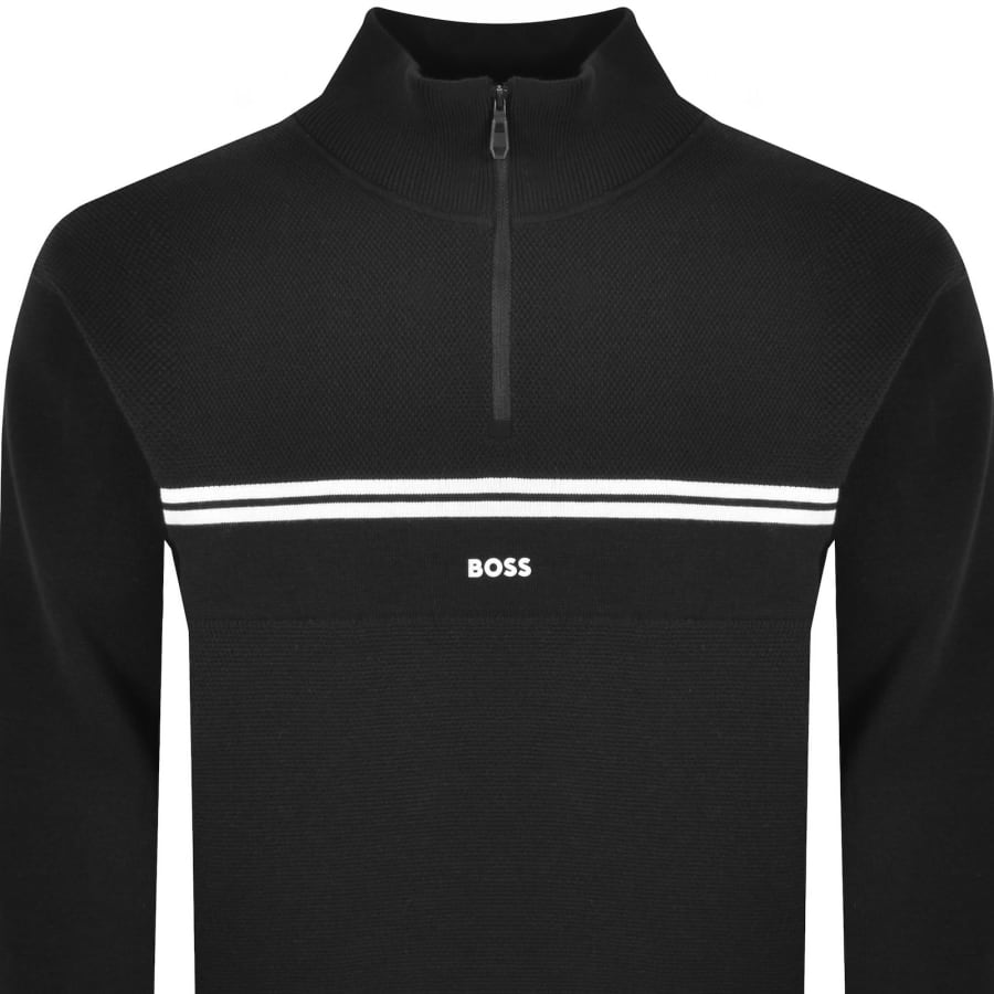 Image number 2 for BOSS Knit Jumper Black