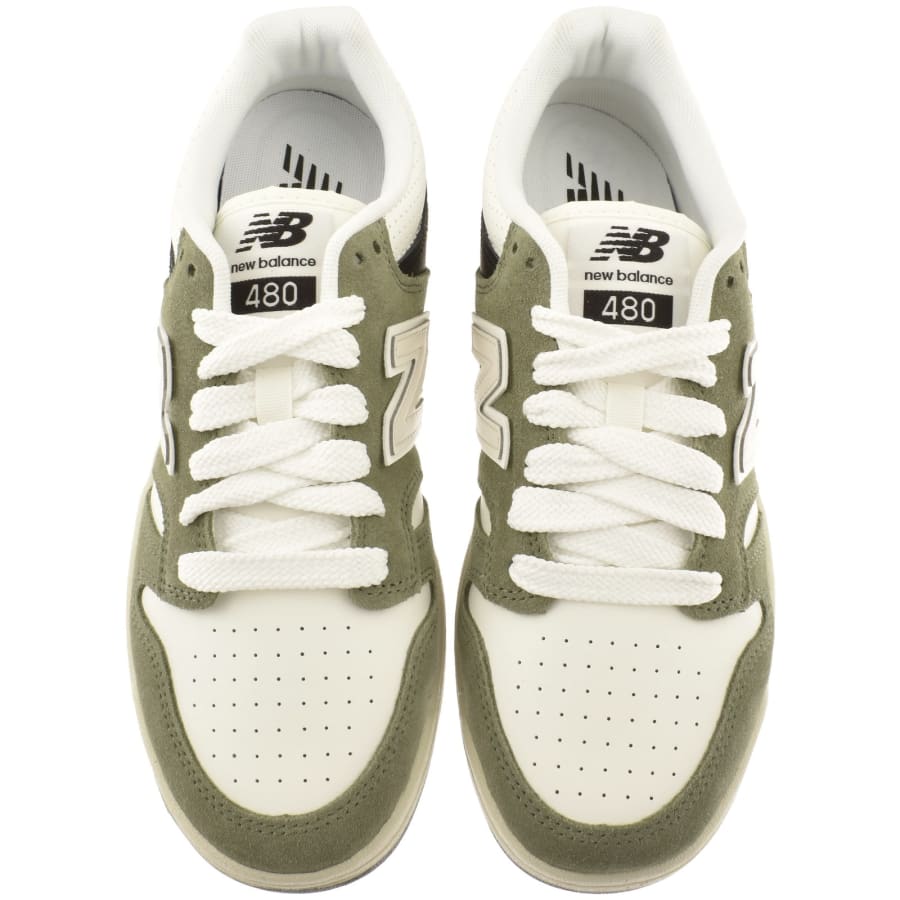 Image number 3 for New Balance 480 Trainers Dark Olivine Green