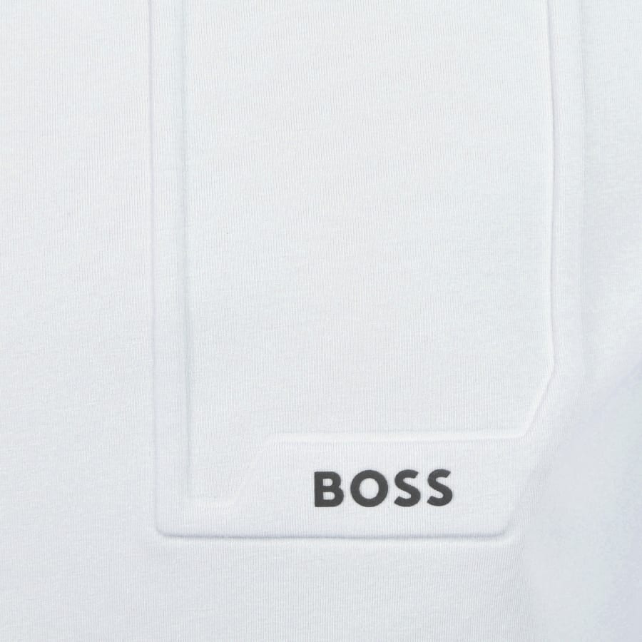 Image number 3 for BOSS Urban Tech Polo T Shirt Grey