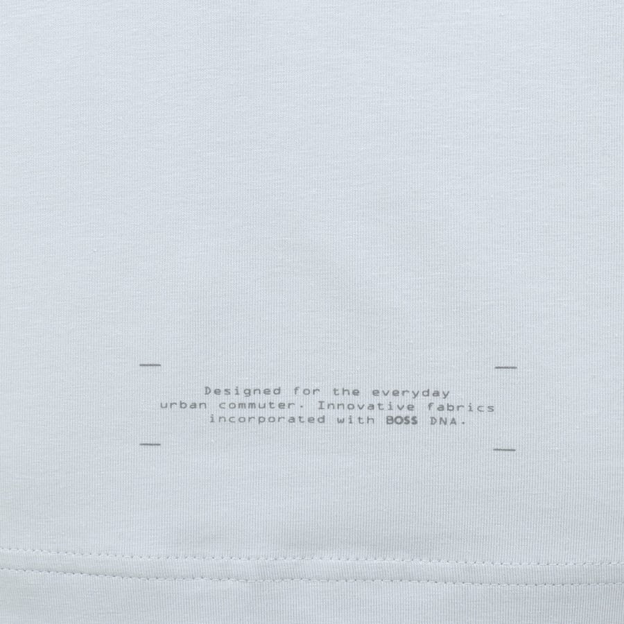 Image number 4 for BOSS Urban Tech Polo T Shirt Grey