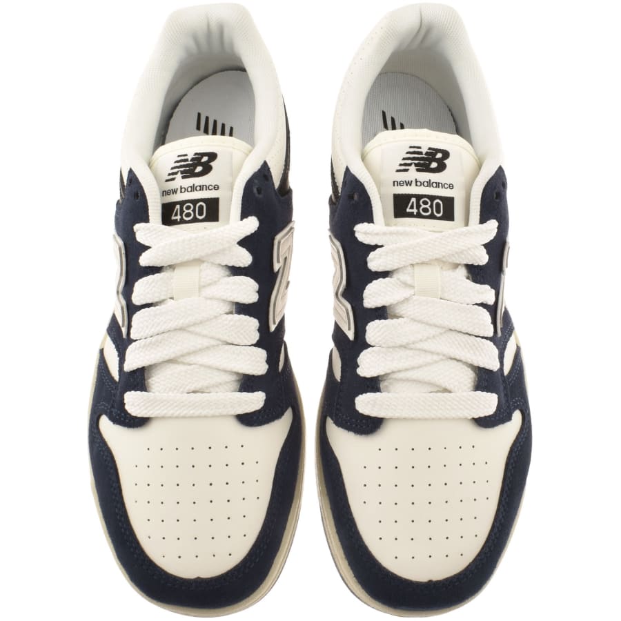 Image number 3 for New Balance 480 Trainers NB Navy