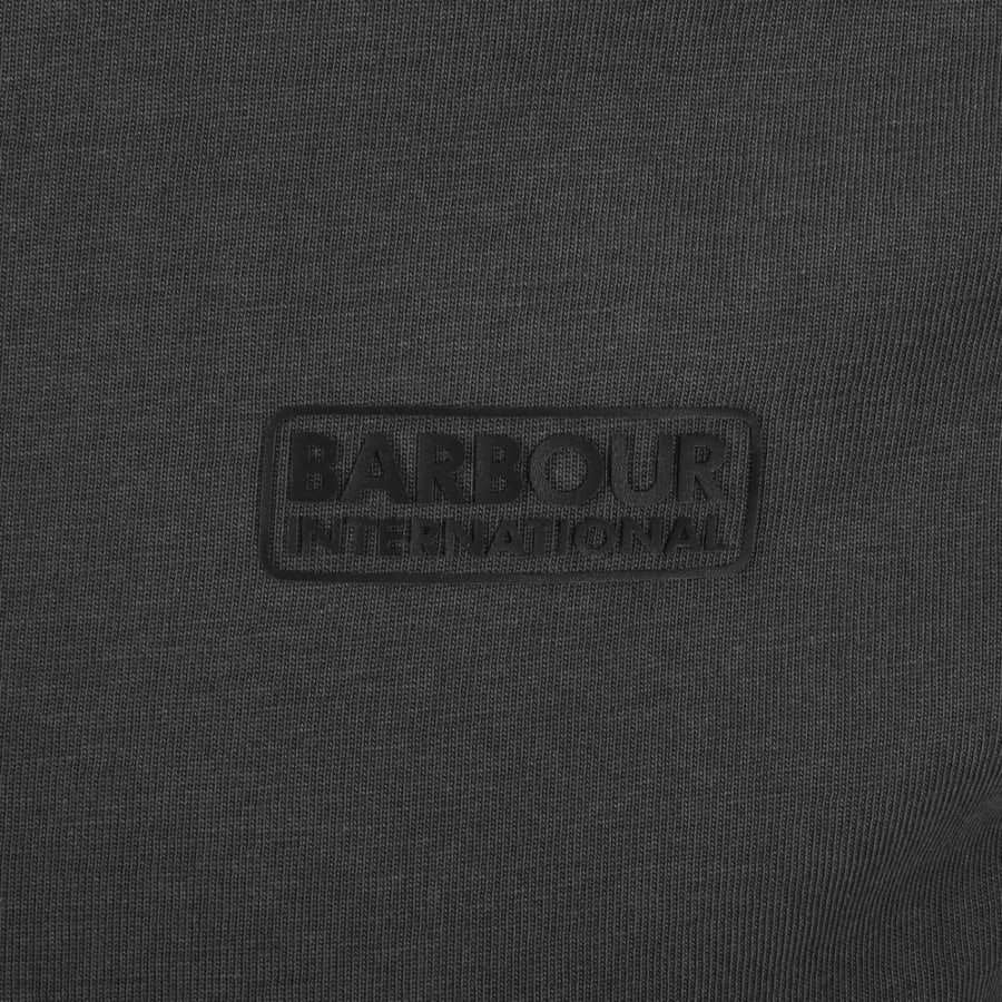 Image number 3 for Barbour International Small Logo T Shirt Grey