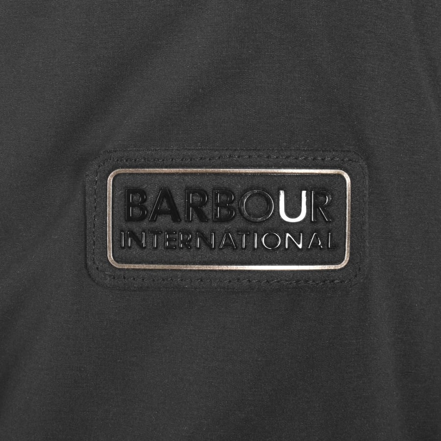 Image number 3 for Barbour International Distill Quilted Jacket Black