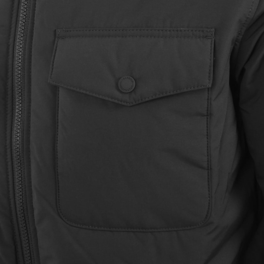 Image number 4 for Barbour International Distill Quilted Jacket Black